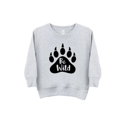 The Juniper Shop Be Wild Bear Paw Toddler Graphic Sweatshirt