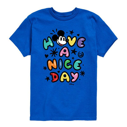 Boys' - Disney - Mickey Mouse Short Sleeve Graphic T-Shirt