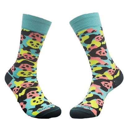 Camouflage Panda Socks from the Sock Panda (Men's, Women, Tween and Kids Sizes)