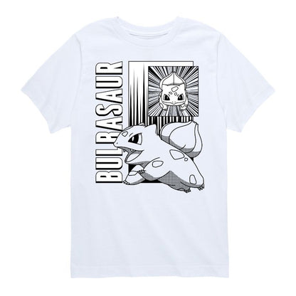 تي شيرت جرافيكي بأكمام قصيرة للأولاد - بوكيمون - معركة أنمي بولباسور