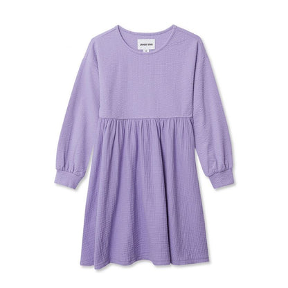 Lands' End Kids Long Sleeve Ribbed Dress