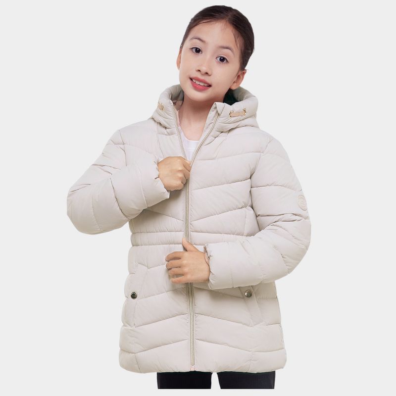 Rokka&Rolla Girls' Long Coat Puffer Jacket