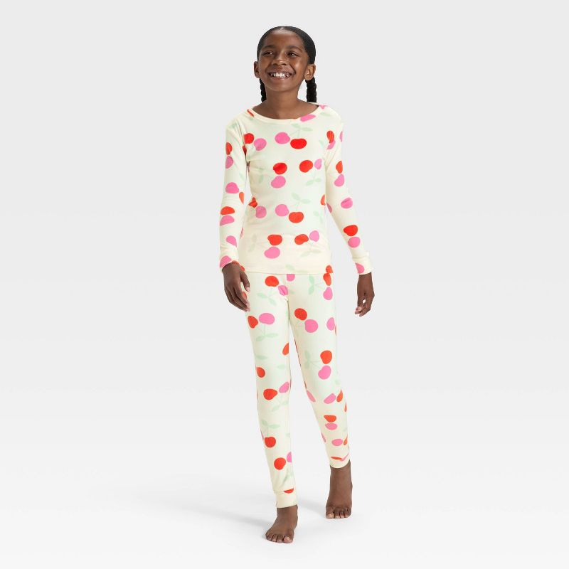 Kids' Long Sleeve Snuggly Soft Pajama Set - Cat & Jack™