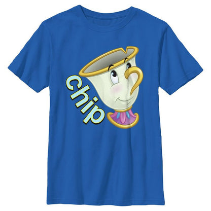 Boy's Beauty and the Beast Chip Large Portrait T-Shirt