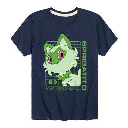 تي شيرت جرافيكي بأكمام قصيرة من سبريجاتيتو ستاتس للأولاد - بوكيمون