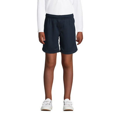 Lands' End School Uniform Kids Mesh Gym Shorts