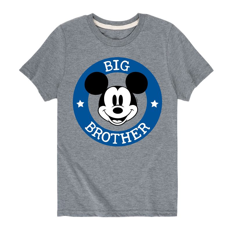 Boys' - Disney - Mickey Big Brother Short Sleeve Graphic T-Shirt