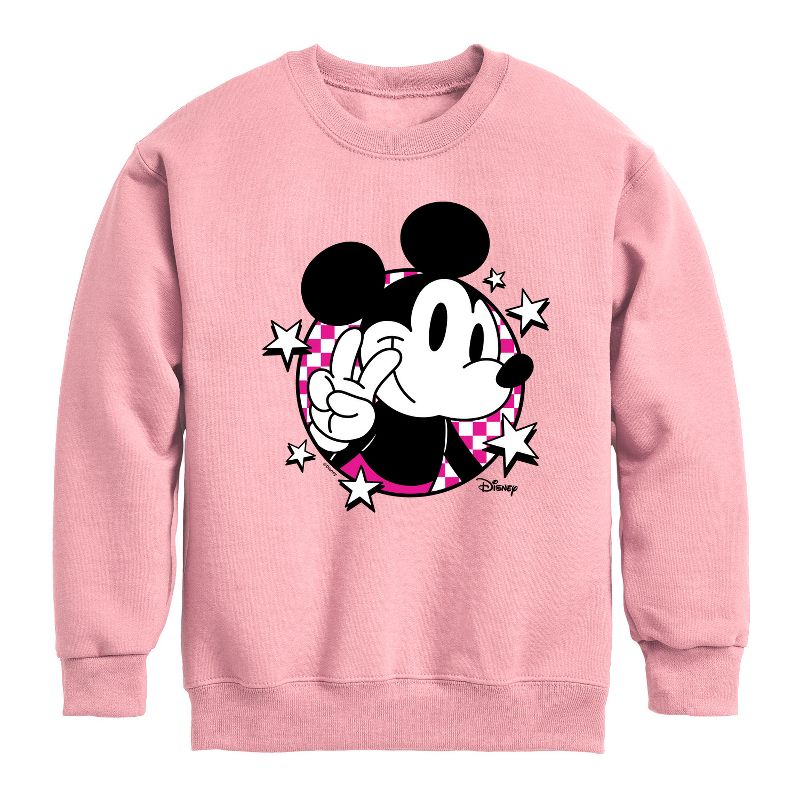Boys' - Disney - Mickey & Friends Graphic Long Sleeve Fleece Sweatshirt