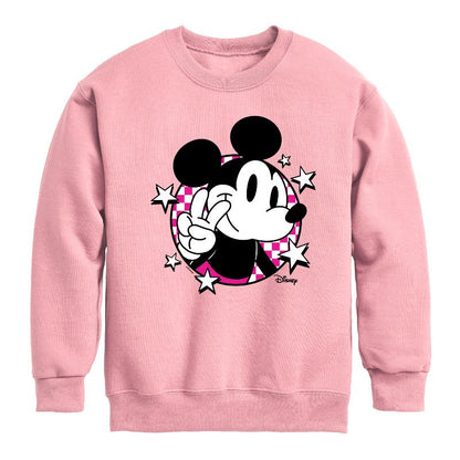 Boys' - Disney - Mickey & Friends Graphic Long Sleeve Fleece Sweatshirt