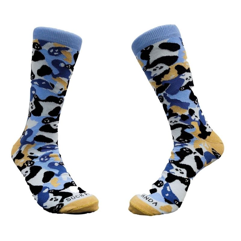 Camouflage Panda Socks from the Sock Panda (Men's, Women, Tween and Kids Sizes)