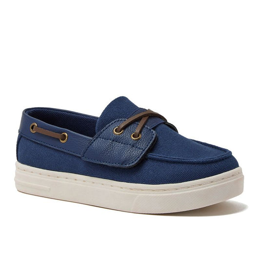 Lands' End Kids Canvas Easy On Boat Shoes