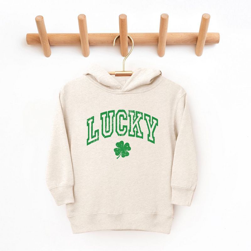 The Juniper Shop Lucky Clover Distressed Toddler Graphic Hoodie