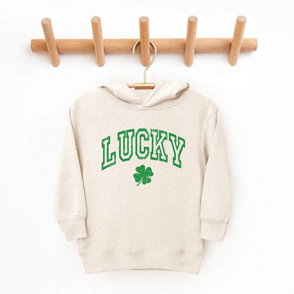 The Juniper Shop Lucky Clover Distressed Toddler Graphic Hoodie