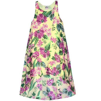 Sunny Breeze Sleeveless Hi-Lo Dress Mia Belle Girls