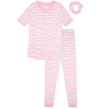 Sleep On It Girls 2-Piece Super Soft Jersey Snug-Fit Pajama Set - Toddler Pajamas to Girls Pajama Sets