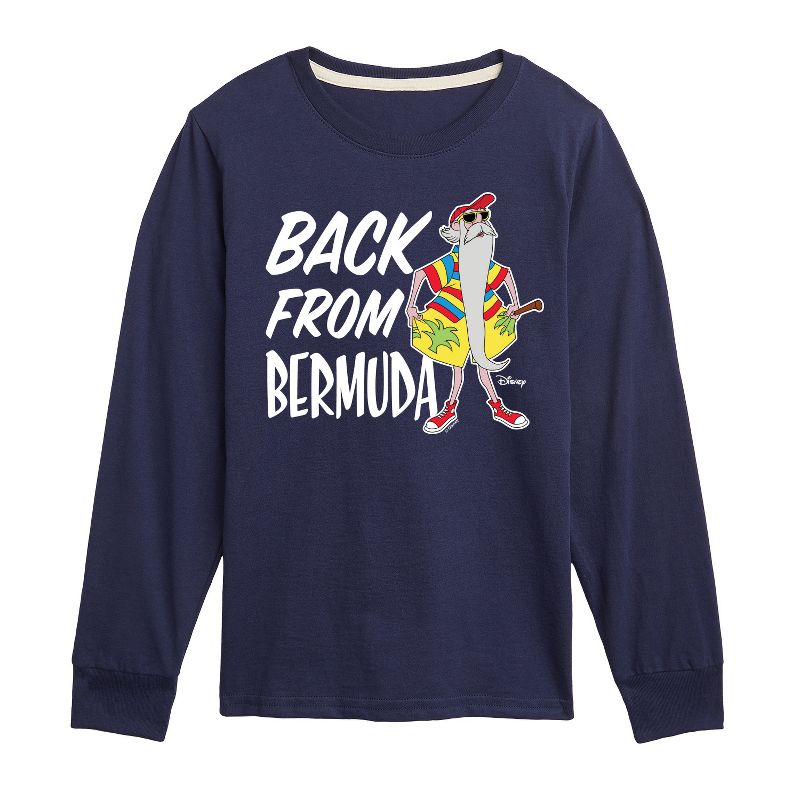 Boys' - Disney - Straight Outta Bermuda Long Sleeve Graphic T-Shirt