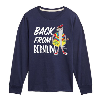 Boys' - Disney - Straight Outta Bermuda Long Sleeve Graphic T-Shirt