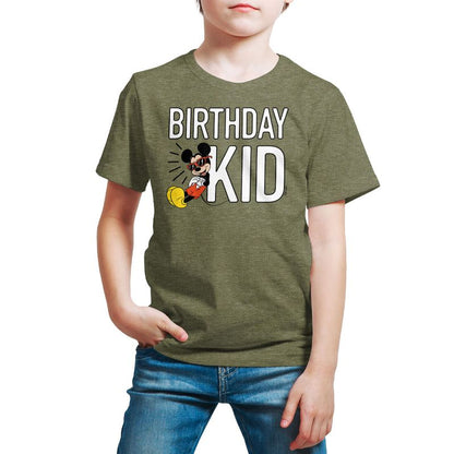 Boys' - Disney - Birthday Kid Short Sleeve Graphic T-Shirt