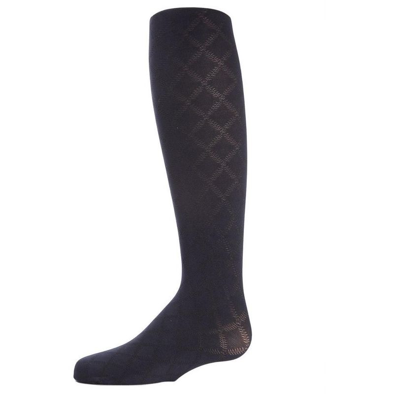 Memoi Flowers and Diamonds Girls Opaque Tights