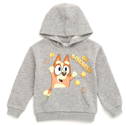 Bluey Girls Fleece Hoodie Little Kid to Big Kid