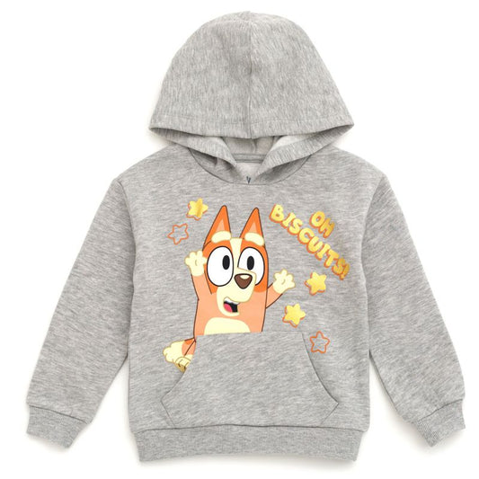 Bluey Girls Fleece Hoodie Little Kid to Big Kid