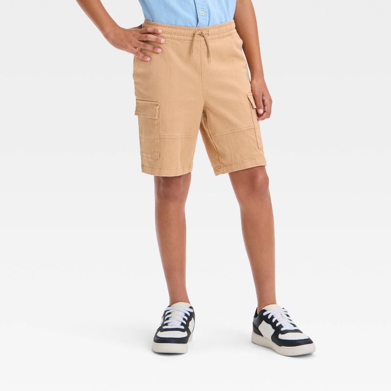 Boys' Mid-Rise Cargo Shorts - art class™