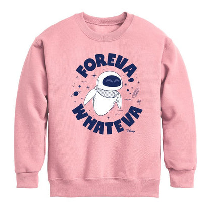 Boys' - Disney - Foreva Whateva Eve Graphic Long Sleeve Fleece Sweatshirt