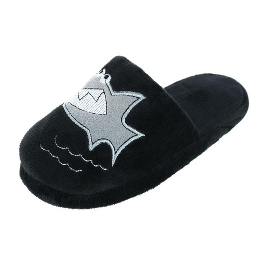 CTM Boy's Slide House Slippers with Shark Detail
