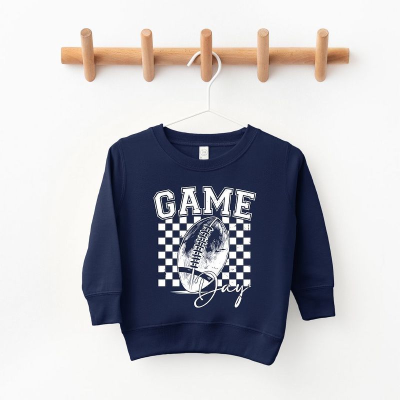 The Juniper Shop Retro Football Game Day Toddler Graphic Sweatshirt