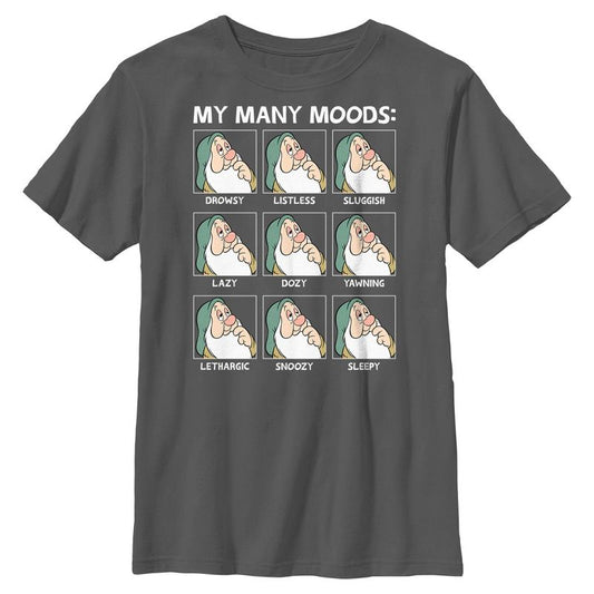Boys Snow White and the Seven Dwarfs Sleepy My Many Moods T Shirt