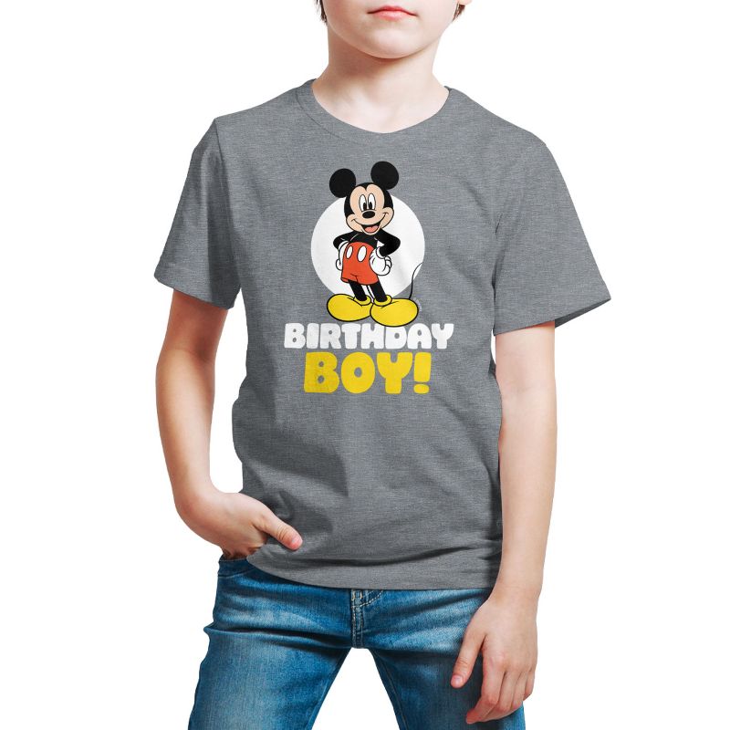 Boys' - Disney - Birthday Boy Spotlight Short Sleeve Graphic T-Shirt