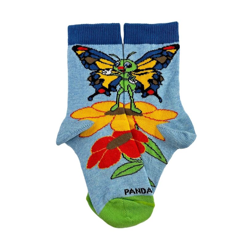Butterfly Socks - Medium from the Sock Panda (Ages 3-7)