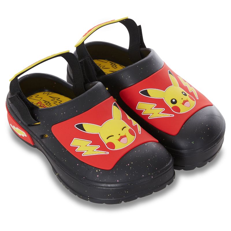 Pokemon Pikachu Boys Clog Sandal – Pikachu, Charizard, Squirtle Youth Molded EVA Clog Sandal - Lightweight for All-Day Comfort