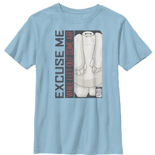 Boy's Big Hero 6 Baymax Excuse Me T-Shirt