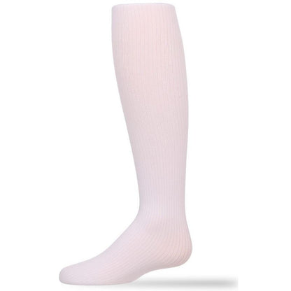 Memoi Girls' Opaque Fine Ribbed Nylon Tights