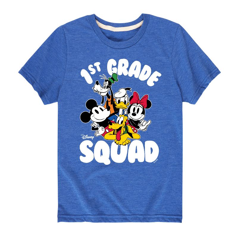 Boys' - Disney - 1st Grade Squad Short Sleeve Graphic T-Shirt