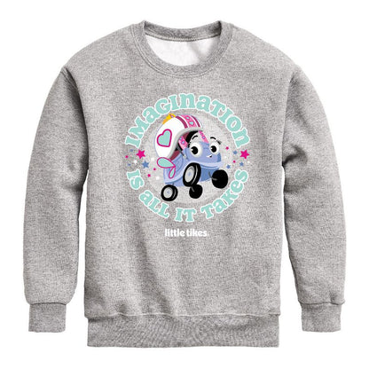 Boys' - Little Tikes - Imagination Is All It Takes Graphic Long Sleeve Fleece Sweatshirt