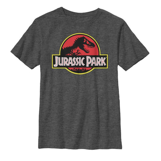 Boy's Jurassic Park Bold T Rex Logo T-Shirt