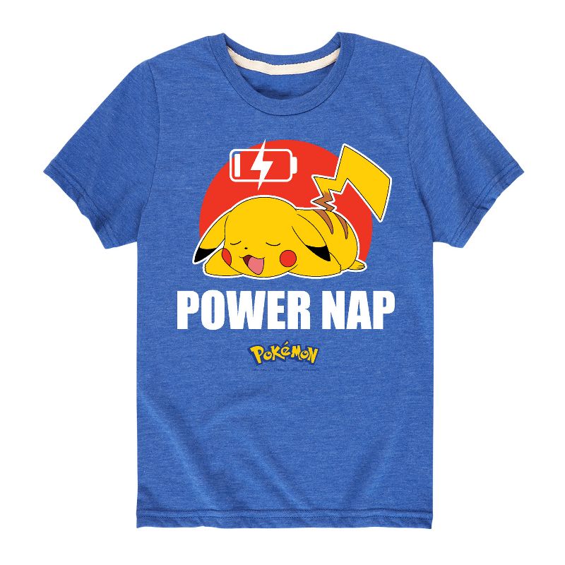 Boys' - Pokémon - Power Nap Short Sleeve Graphic T-Shirt