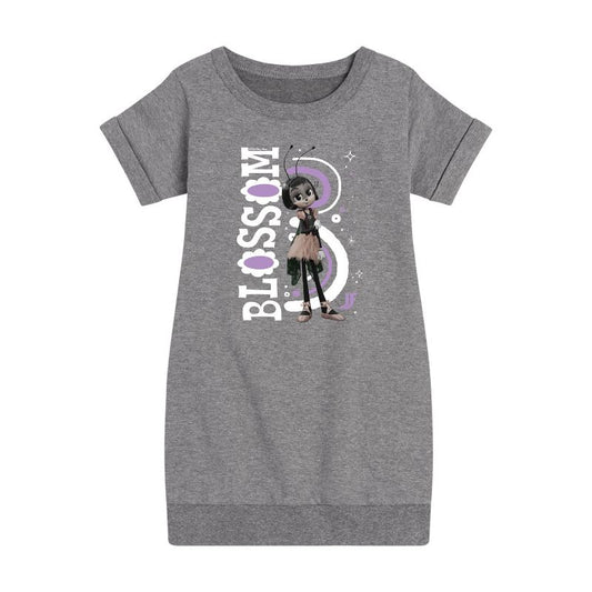 Girls' - IF Movie - Imagination Blossom Graphic Short Sleeve Fleece Dress