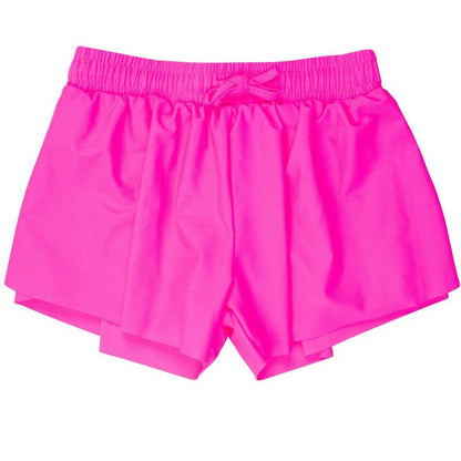 RuffleButts Toddler Girls Active Butterfly Shorts