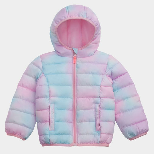 Rokka&Rolla Toddler Little Girls' Light Puffer Jacket Winter Coat