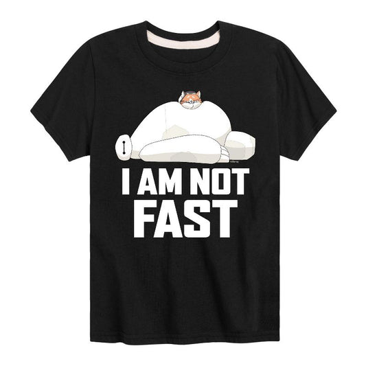 Boys' - Disney - Baymax I Am Not Fast Short Sleeve Graphic T-Shirt
