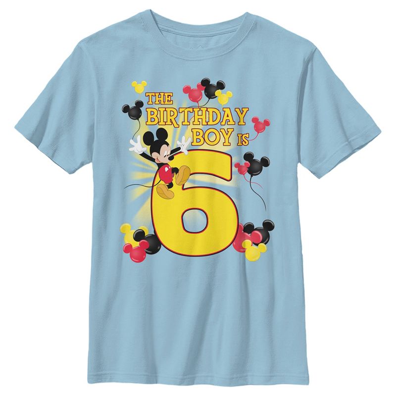تي شيرت ميكي وأصدقاؤه للأولاد، صبي عيد الميلاد يبلغ من العمر 6 سنوات