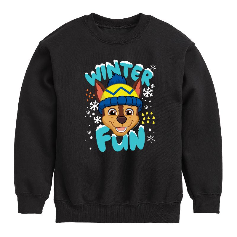 Boys' - Paw Patrol - Keeping Our Cool Graphic Long Sleeve Fleece Sweatshirt