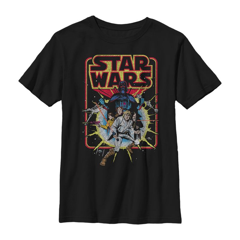 Boy's Star Wars Retro Explosion T-Shirt