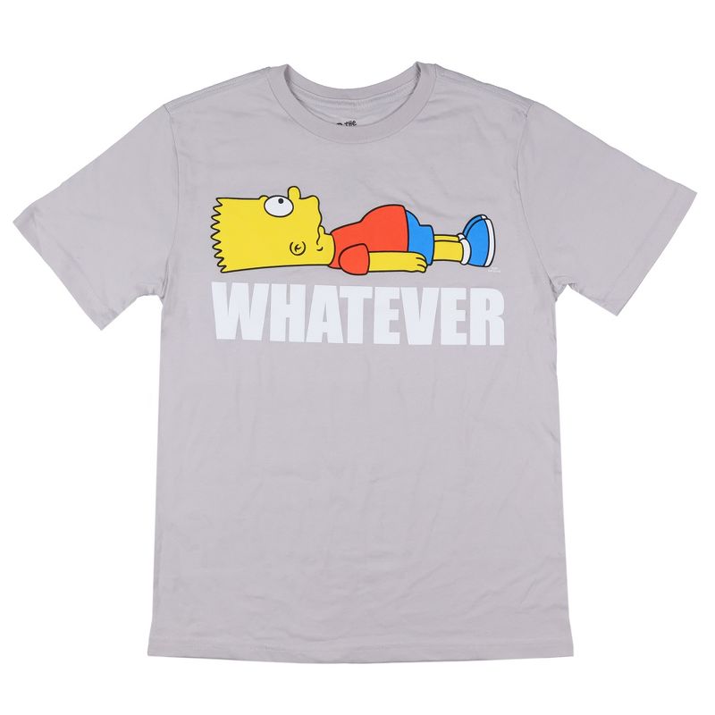 Seven Times Six The Simpsons T-Shirt Boys' Bart Whatever Attitude Tee