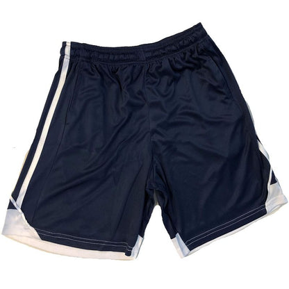 At The Buzzer Boys Athletic Stripe Basketball Sports Shorts with Pockets