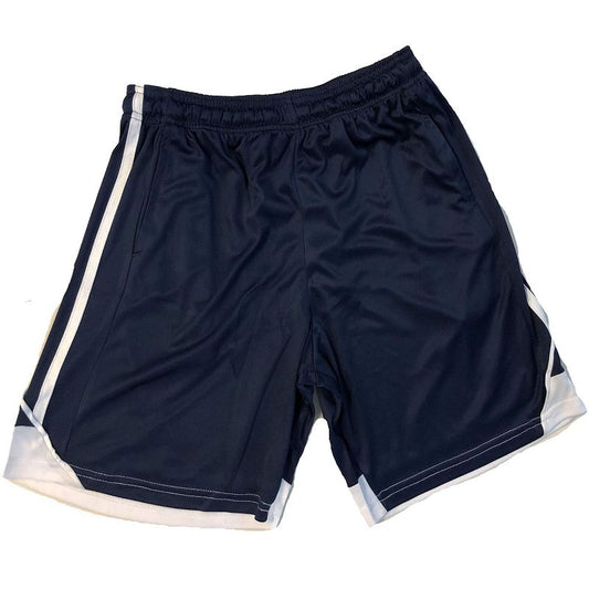 At The Buzzer Boys Athletic Stripe Basketball Sports Shorts with Pockets
