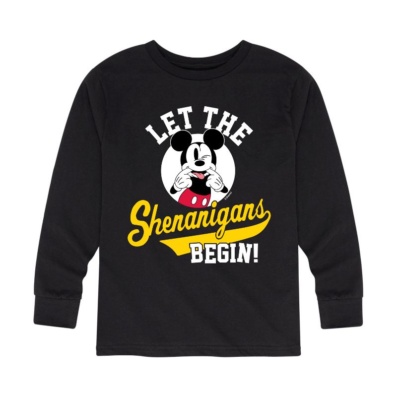 Boys' - Disney - Let The Shenanigans Begin Long Sleeve Graphic T-Shirt